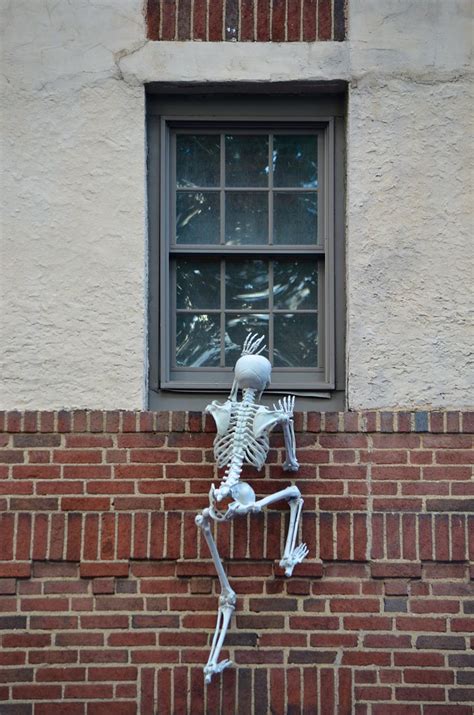 Skeleton Climbing In Through The Window Joe Shlabotnik Flickr