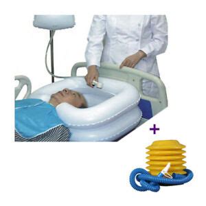 Free delivery and returns on ebay plus items for plus members. Shampoo Basin Inflatable Hair Washing Tray Travel Bed Bath ...