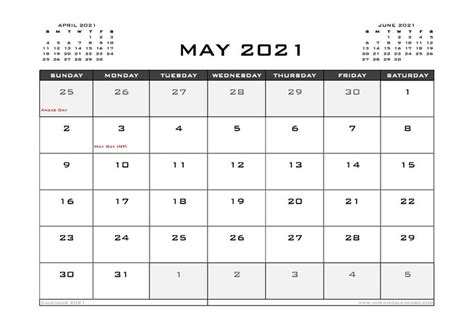 Printable May 2021 Calendar Australia Calendar Australia 2021