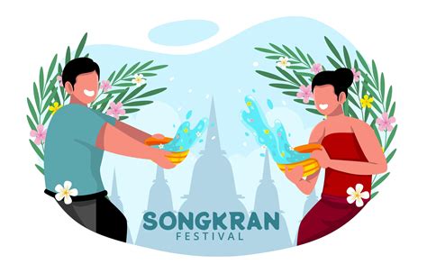 songkran festival celebration design 2378685 vector art at vecteezy