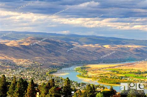 The North Thompson River And Kamloops British Columbia Canada Stock