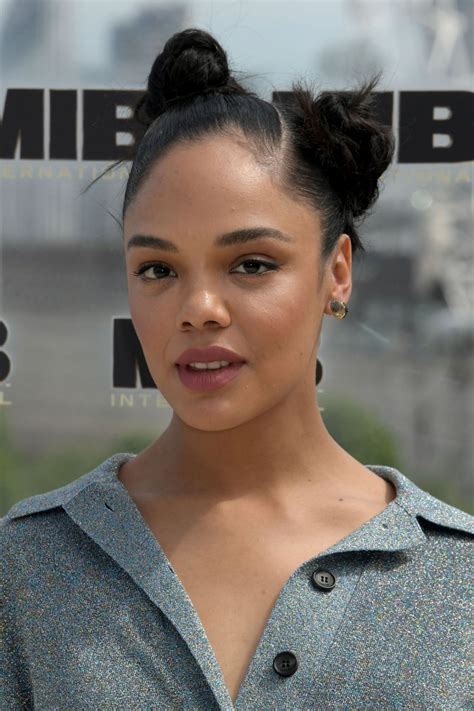 Read the exclusive interview now in #porteredit. Tessa Thompson - "Men In Black International" Photocall in ...