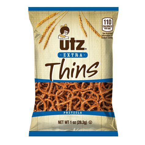 Utz Pretzels Extra Thins Utz Quality Foods