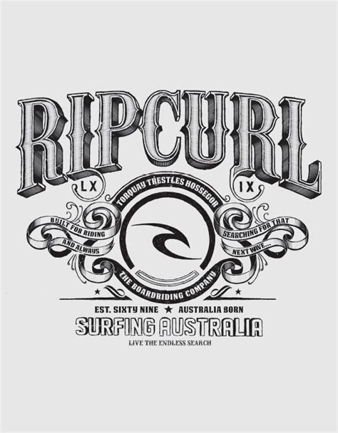 Various Artworks And Lockups For Rip Curl Surfing Co Surf Logo