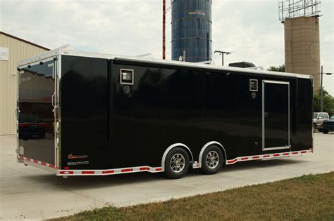 Moduline produces the aluminum toolbox and cabinet storage used by those who demand only the best. 28' Custom Enclosed Aluminum Trailer | inTech Aluminum ...