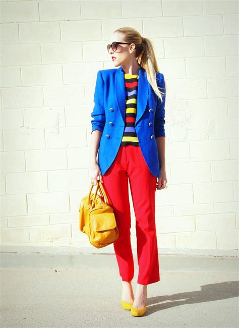 Love This Color Block Outfit From B Jones Style Color Blocking