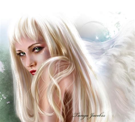 Green Eyed Angel By Tanya And Coffee On DeviantArt