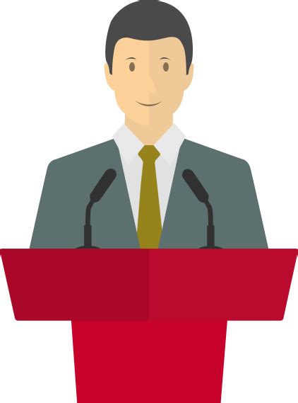 Transparent Speaking Clipart Public Speaking Speech Animation Hd Png