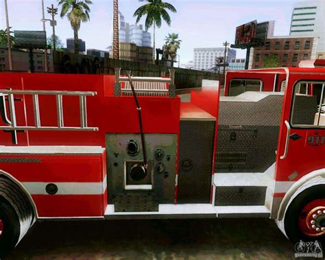Pumper Firetruck Los Angeles Fire Dept For Gta San Andreas