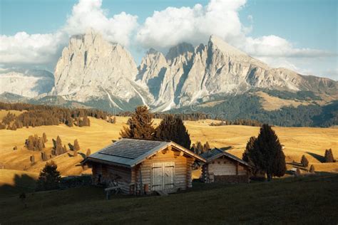 Alpe Di Siusi Dolomites Italy Stock Image Image Of Pasture Alone