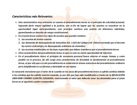 Cuadro Comparativo Del Procedimiento Breve Y Ordinario