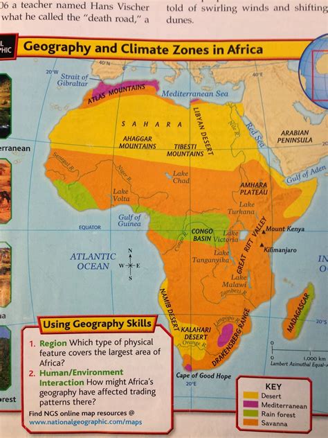Landforms found in africa include deserts, rivers, lakes, islands, valleys, and mountains. Mrs. Perkins' World History: Chapter 3 Geography Challenge