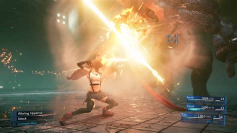 New Final Fantasy Remake Screens Showcase Combat Side Missions Red