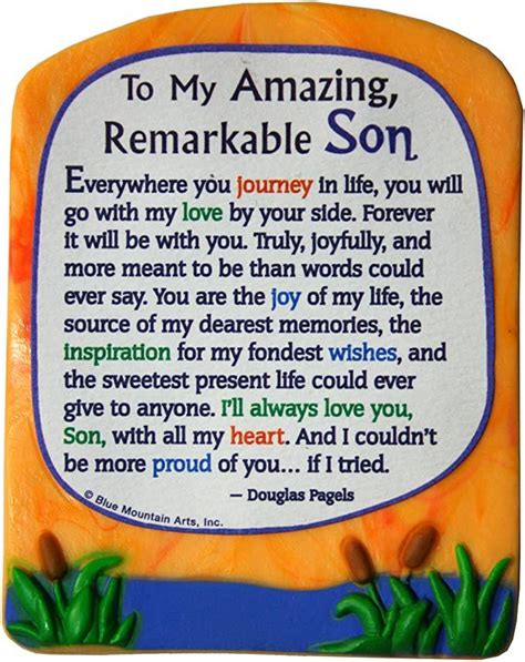 Amazon.com: Sculpted Magnet: To My Amazing Remarkable Son, 3.0 x 3.5