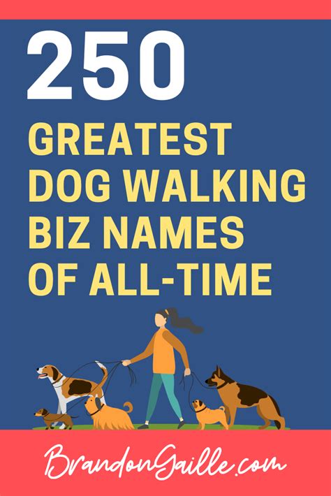 250 Catchy Dog Walking Business Names Dog Walking Business Dog
