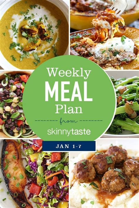 Skinnytaste Meal Plan January 1 7 Skinnytaste