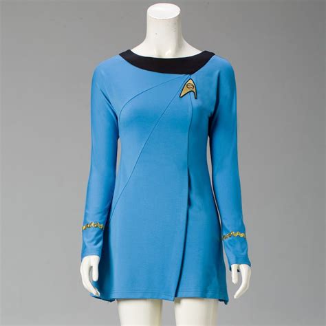 Tos Female Duty Blue Dress Cosplay The Original Series Starfleet