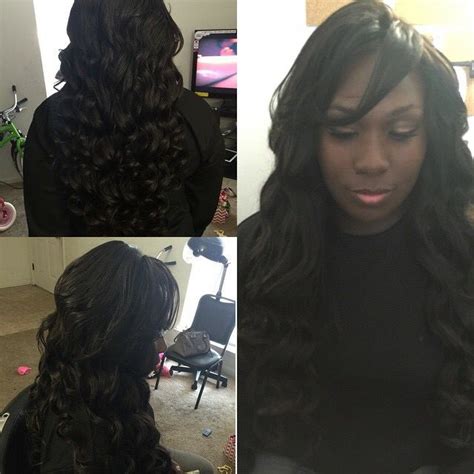 Full Sew In With Closure And Wand Curls Sew In With Closure Full Sew