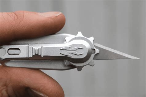 Korcraft Worlds Smallest Folding Utility Knife Mens Gear