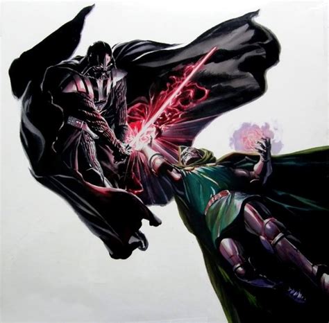 Darth Vader Vs Doctor Doom In Art By Alex Ross — Geektyrant