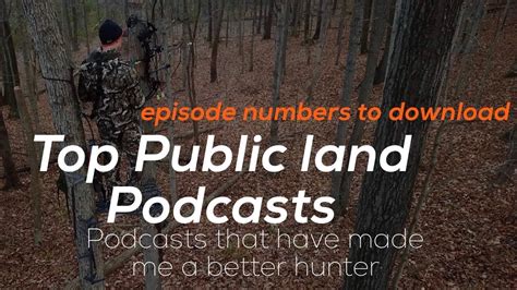 Top Public Land Deer Hunting Podcast Youtube