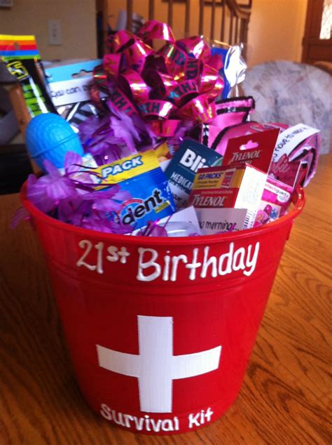 If age is just a number, then under no circumstances should you give her a 'how to deal with menopause book or a ball of wool. Birthday survival kit, 21st birthday survival kit ...