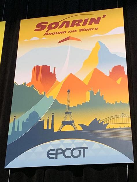 Behind The Thrills D23 A Gallery Of Amazing Epcot Posters Showcases