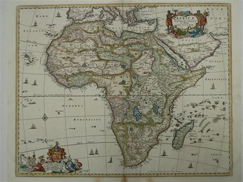 Afryka Mapa Madagaskar Nicolaas Visscher Africa Accurata Tabula