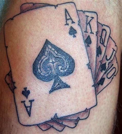 Best Tattoos For Men Playing Card Tattoos