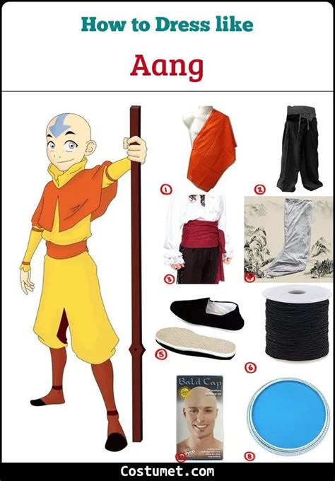 Aang Costume For Cosplay And Halloween 2023