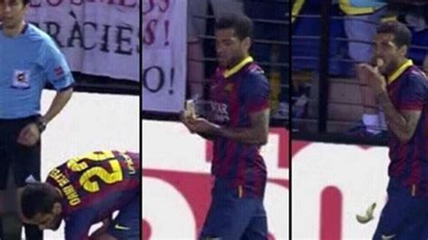 Man Arrested After Alves Banana Throwing Incident Eurosport