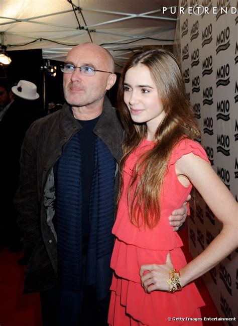 Phil Collins And Lily Collins Lily Collins Style Lily Collins Phil