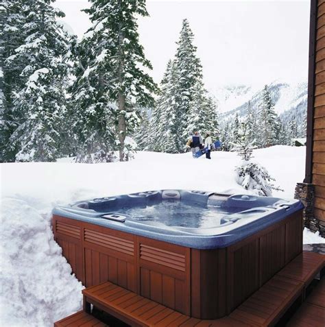 Ski All Day Spa All Night Hot Tub Outdoor Hot Tub Backyard