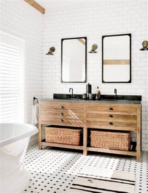 116 rustic and farmhouse bathroom ideas with shower modern cottage bathroom