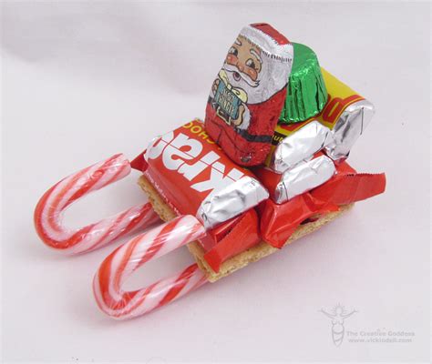 Candy Cane Sleighs With Dollar Trees Value Seekers Club • Vicki Odell Christmas Candy Ts