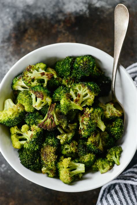 Simply Scratch The Best 10 Minute Roasted Broccoli Recipe Simply Scratch