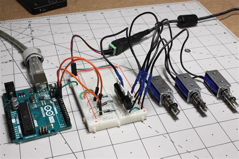Solenoid Tutorial Controlling A Solenoid With Arduino Arduino Microcontroller