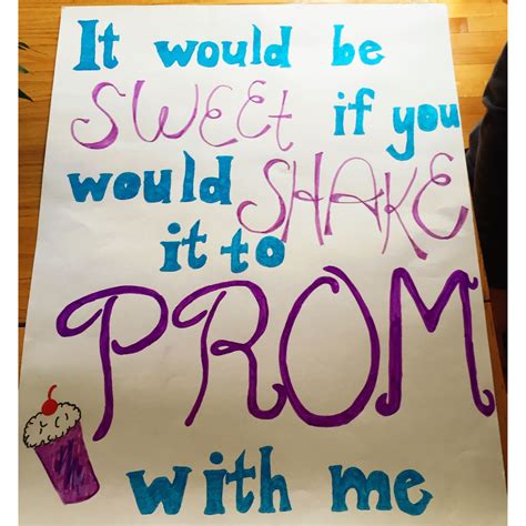 i made a poster for my friend s promposal turned out super cute sadies proposal cute