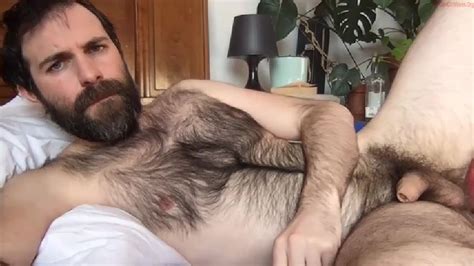 hairy gorgeous hairy man flaunting his soft…
