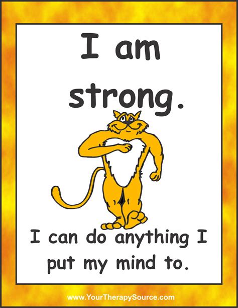 Positive Affirmation Posters And Cards Your Therapy Source