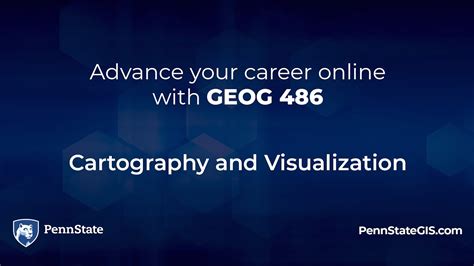 Geog 486 Cartography And Visualization Youtube