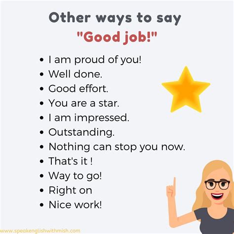 Other Ways To Say Good Job