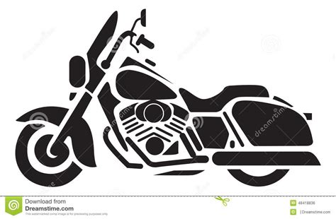 Motorcycle Icons Stock Illustration Image 48418836