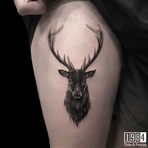 𝑹𝒆𝒂𝒍𝒊𝒔𝒕𝒊𝒄 𝑫𝒆𝒆𝒓 𝑻𝒂𝒕𝒕𝒐𝒐 Deer Tattoo Deer Tattoo Designs Stag Tattoo