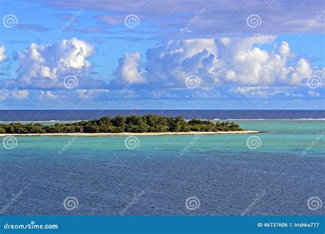 Desert Island In South Pacific Micronesia Stock Photo Image Of Ocean