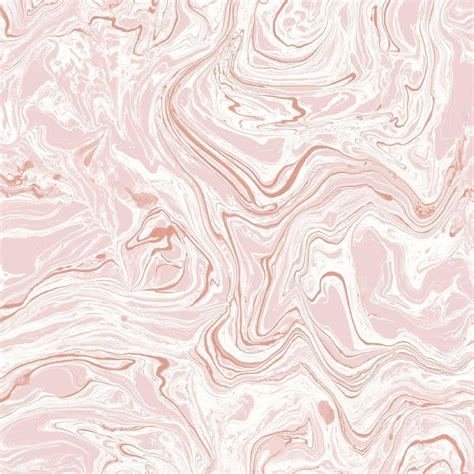 Download Flowy Pink Marble White Pattern Wallpaper