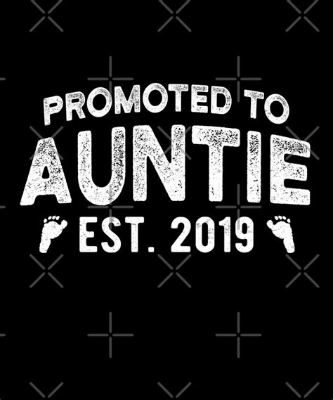 Promoted To Auntie Est 2019 Expecting Aunt Sister T By Japaneseinkart Redbubble
