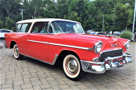 Original Sport Wagon 55 Chevy Nomad Restored To Factory Condition