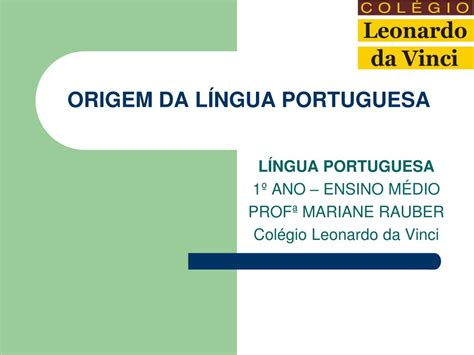 História Da Língua Portuguesa Pdf
