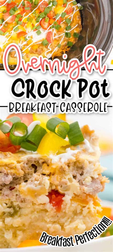 Overnight Crockpot Breakfast Casserole ⋆ Real Housemoms